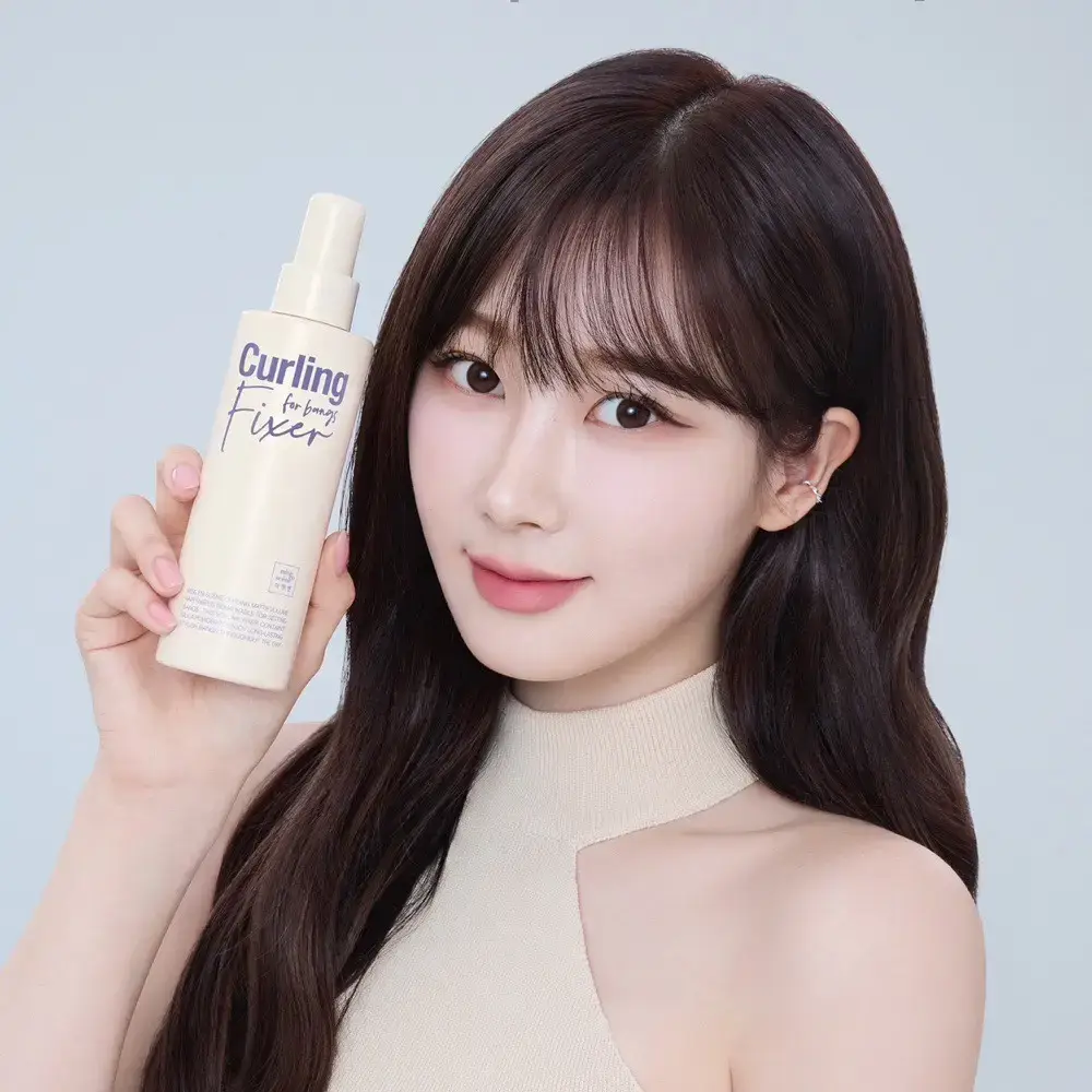 [앞머리 볼륨 픽서] 미쟝센 컬링 매트 볼륨 헤어픽서 200ML